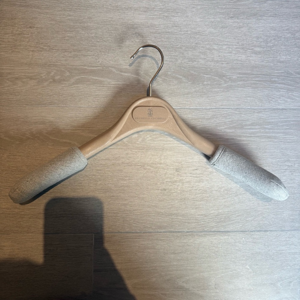 Brunello Cucinelli Hanger with Gray Padding